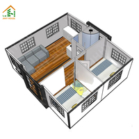 Maisons de bureau préfabriquées de luxe modernes et modulaires de 20 pieds en panneaux sandwich EPS extensibles de haute qualité à vendre