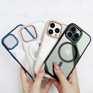 BSCI Grs cao cấp tư nhân dụng cụ hợp kim máy ảnh nút Vòng được xây dựng trong nam châm chống sốc từ trường hợp đối với iPhone 13 nam châm trường hợp - Product Image 5