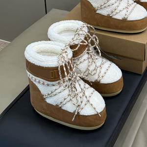 รองเท้าสกี รองเท้าหิมะ รองเท้ามูนบูท รองเท้าผู้หญิงกันน้ำ อุ่น รองเท้าสำหรับเล่นสกีและหิมะ บุขนนุ่ม รองเท้าสั้นเสริมส้น ดีไซน์น่ารักแปลกตา - Product Image 3