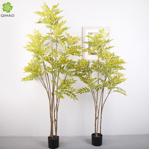 Árbol Artificial Chino QIHAO de 1.5M/1.8M de Altura, Planta Decorativa de Interior de Alta Simulación, Bonsái de Pie - Product Image 1