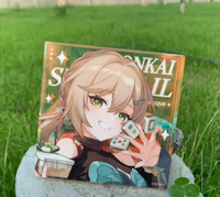 Bloc en acrylique imprimé, bloc d'affichage épais et transparent en acrylique pour personnages d'anime, ornement de table personnalisé, fournisseur en gros