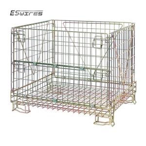 Şarap endüstrisi için hafif çelik Q235 yarım açık kapı Metal tel örgü kafes - Product Image 2