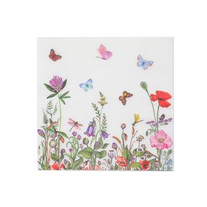 Serviettes Papillon Fleuries 2025 - Thème Forêt, Magnifiques, Usage Domestique, Dessin Animé Commémoratif des Fêtes, Serviettes d'Hôtel - Vente en Gros - Product Image 5
