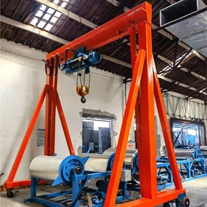 Grúa pórtico giratoria de 360 grados de fácil instalación 2T 3T 10T pequeña grúa pórtico móvil portátil eléctrica con polipasto eléctrico - Product Image 4