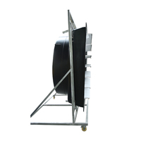 Ventilador de Extracción para Invernadero de Alta Resistencia de 72 Pulgadas, Carcasa de PE, Protección IP55, 70500 CFM, Ventilación Industrial, Refrigeración, Sin Escobillas, con Control por Aplicación
