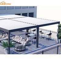 Meubles d'extérieur, tente à auvent, pergola, gazebo, pergola moderne, série chinoise, bureau, imperméable, 16x16, pergola attachée, jardin, hôtel
