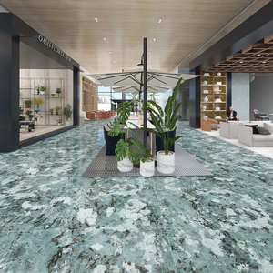 Piastrella <span class=keywords><strong>in</strong></span> Porcellana Smaltata Rosa Classica Moderna 600x1200mm, Design Marmo Lucido per Bagno, Stile Europeo HUANAI - Product Image 3