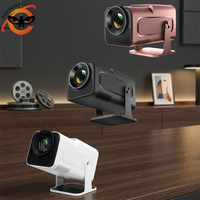 Mini Proyector Inteligente Portátil HY320 con Soporte Giratorio de 180 Grados, 720P Nativo, Decodificación 4K, WiFi 6, 73 390 ANSI