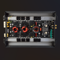 Amplificateur de voiture monoblock de classe D D1000 1000W avec crossovers, canal unique, Bluetooth intégré