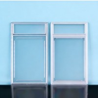 Boîte en plastique transparente 35PT pour cartes gradées par ultrasons, support en acrylique pour cartes à collectionner, étui pour cartes de baseball gradées, cartes PK encartées