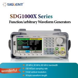 Générateurs de fonctions/formes d'onde arbitraires Siglent SDG1022X/SDG1032X/SDG1062X 2 canaux Résolution verticale 14 bits Amplitude 1,0 mV - Product Image 1