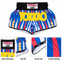 Shorts de boxe Muay Thai bleu roi pour hommes, personnalisés, professionnels, pour entraînement en salle, sparring, sublimation, fournisseur