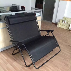 Chaise de plage inclinable pliante de salon en acier de <span class=keywords><strong>jardin</strong></span> extérieur chaise longue pliante chaise longue de soleil chaise à gravité zéro - Product Image 4