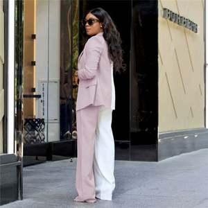 Conjunto de Blazer de retazos <span class=keywords><strong>2022</strong></span> para <span class=keywords><strong>mujer</strong></span>, trajes formales de <span class=keywords><strong>oficina</strong></span>, trajes de <span class=keywords><strong>mujer</strong></span>, - Product Image 2