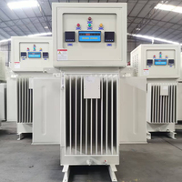 Stabilisateur triphasé de tension AC en cuivre imprégné d'huile de haute capacité 2000KVA 1500KVA pour la distribution industrielle de centrales électriques