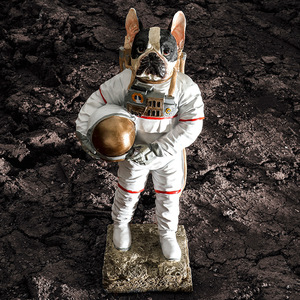 Astronaut Space Dog Resin Ornament Sculpture Home Decor Gift Artistic Craft - Product Image 2