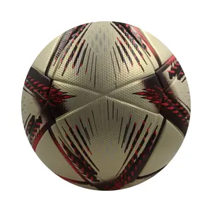 2023 Wholesale Customized Pelota De Futbol Bright Soccer Ball Pu Football Size 5 Official Soccer Balls With Custom LOGO