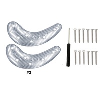 Plaques de talon en métal Kit de réparation de semelle Chaussures Talon Tarauds Conseils Coussinets de réparation avec vis Clous Semelle Talon Garde Réparation pour chaussures et bottes