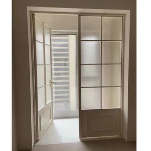 Puerta arqueada de aluminio estilo francés para baño, puerta estrecha de granero para cocina, puerta de tienda, para tiendas de ropa de estilo francés de celebridades de internet - Product Image 2