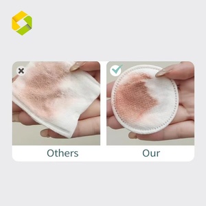 Rondas de algodón natural, almohadillas desmaquillantes de 150 unidades hipoalergénicas y extra absorbentes para tóner, limpieza, eliminación de esmalte de uñas - Product Image 4