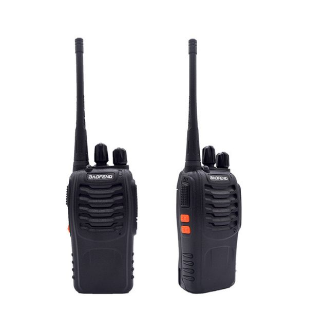 Best Selling for 888S UHF Radio 400-470 MHZ BF-888S Walkie Talkie Ham FM Transceiver with Earset 5W Output Power Black