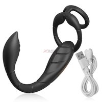 Jouet sexuel pour adultes, masseur de prostate vibrant à télécommande, plug anal vibrant en silicone à fréquence variable