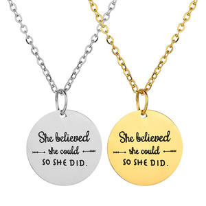 Joyería de acero inoxidable <span class=keywords><strong>con</strong></span> grabado personalizado, placa <span class=keywords><strong>con</strong></span> nombre de inicial pulida, collar <span class=keywords><strong>con</strong></span> barra de corazón, venta al por mayor - Product Image 3