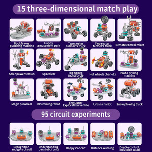 110 Esperimenti Scientifici per Bambini, Kit Educativo STEM, Progetti Fai-da-Te, Kit di Esplorazione Elettronica e Circuiti - Product Image 3