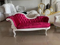 Chaise de luxe royale en cuir blanc pour canapé King Throne de mariage