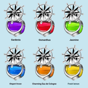 Diffuseur de parfum pour voiture à clipser sur grille d'aération, design personnalisé, pour hommes et femmes, aromathérapie aux huiles essentielles, flacon en verre - Product Image 5