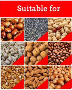 Petite machine à torréfier rotative à gaz et électrique pour céréales, soja, amandes, châtaignes, noix et arachides - Product Image 6