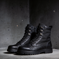 Bottes tactiques pour hommes KIFW001, en cuir synthétique et cuir de vachette, pour l'entraînement en milieu désertique, vente directe d'usine