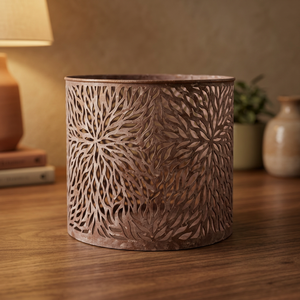 Cage à bougie perforée gravée - Product Image 3