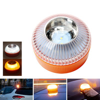 Luz Estroboscópica V16-A LED Blanca de Emergencia, Luz de Advertencia Amarilla para Automóvil, Lámpara Intermitente de Tráfico, 3.7V, Compatible con Batería OLIVER, Potente