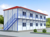 Maison métallique préfabriquée légère de style industriel de type K Dortoir préfabriqué pour travailleurs pour l'hébergement dans un centre commercial