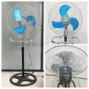 Oem 18 inch 3 trong 1 tầng fan hâm mộ điện gió lớn điện công nghiệp kim loại lưới tản nhiệt bệ fan hâm mộ với chức năng dao động - Product Image 5