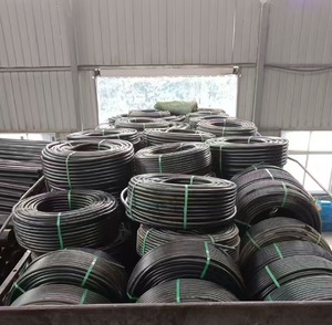 <span class=keywords><strong>2</strong></span> дюйма HDPE черная пластиковая водопроводная труба для сельскохозяйственного орошения высокого давления гибкий рулон поли шланг прочный 100 м длина - Product Image 6