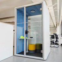 Téléphone de bureau amovible, insonorisé, portable, cabine acoustique, enregistrement de la voix, cabine insonorisée