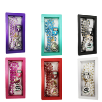 Ensemble cadeau de tasbih pour le Ramadan 2025 avec 99 perles en verre, luxe, chapelet électronique islamique, compteur numérique, ensemble de compteur de prière islamique