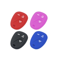 Housse de Protection de voiture, porte-clés intelligent, en Silicone, avec 3 à 4 boutons, pour télécommande, porte-clés