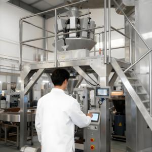 Ngành công nghiệp dọc tự động phần cứng phù hợp có trọng lượng máy đóng gói tường móng tay Bolt Nuts vít Túi máy đóng gói - Product Image 4