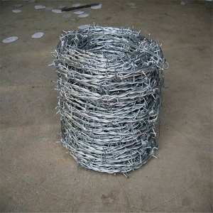 Calidad de Fábrica 12 #   Rollo de Alambre de Púas Galvanizado Eléctrico de 200m para Cercas Agrícolas - Product Image 3