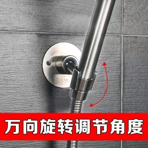 ขายึดฝักบัวทรงกลมสแตนเลส 304 แบบขัดเงาติดผนังติดตั้งง่ายอุปกรณ์เสริมอ่างอาบน้ำ - Product Image 5