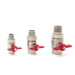 Vanne à boisseau sphérique industrielle en laiton DN25 3/4 pouce filetage F/F poignée longue PN25 Vanne de tuyauterie d'eau certifiée CE OEM - Product Image 5