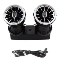 UNTUK Mercedes-Benz W205, Lampu Ambient Tweeter LED Berputar Turbo Vent Mobil