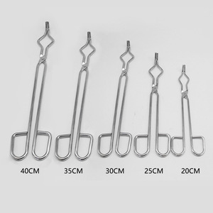 Crucible Tongs 20cm 25cm 30cm 35cm 40cm High Temperature Resistant Laboratory Grade Steel <b>Clamp</b> - Product Image 1