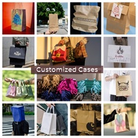 Grossistes Enveloppes en papier kraft brun biodégradable avec logo personnalisé Sac en papier à gousset pour vêtements Chemises