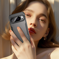 Coque de téléphone mate antidérapante brossée pour Google Pixel 10 9 8, avec rebord de protection de caméra surélevé, emballage OEM personnalisé disponible – Meilleures ventes