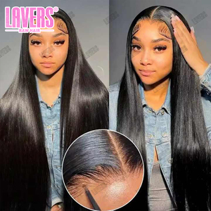 12a lớp nguyên Trinh Nữ tóc giả tóc con người, 13x6 HD đầy đủ ren phía trước tóc giả tóc con người thô, siêu đôi rút xương thẳng tóc giả tóc con người - Product Image 5