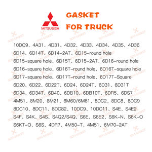 סט אטם שיפוץ עבור מיצובישי 6g74 \ v75 oem md977868 ערכת תיקון אטם ראש מלא - Product Image 2